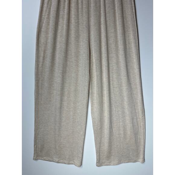 Antistar One-Piece Jumpsuit Wide Leg Spaghetti Straps Tan Beige Size L Comfy - Picture 6 of 11